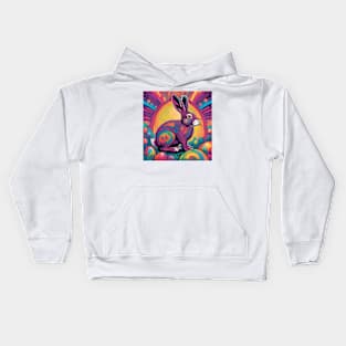 EEG-static Eggspedition of Easter Kids Hoodie